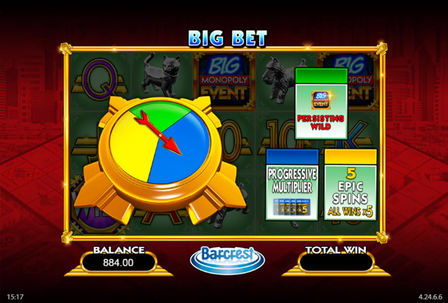 Monopoly slots info