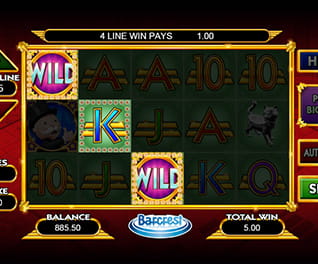 Screenshot from the slot Monopoly