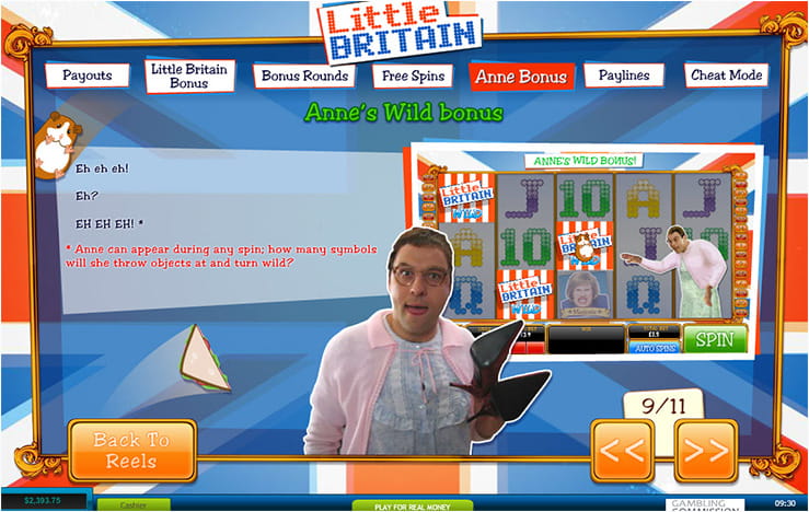 Anne Wild Bonus – Little Britain Slot