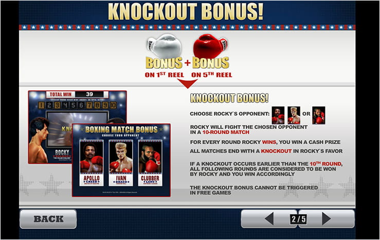 Rocky Slot Info – Knockout Bonus