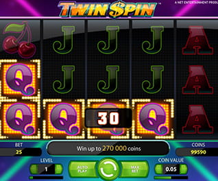 Screenshot from the slot Twin Spin